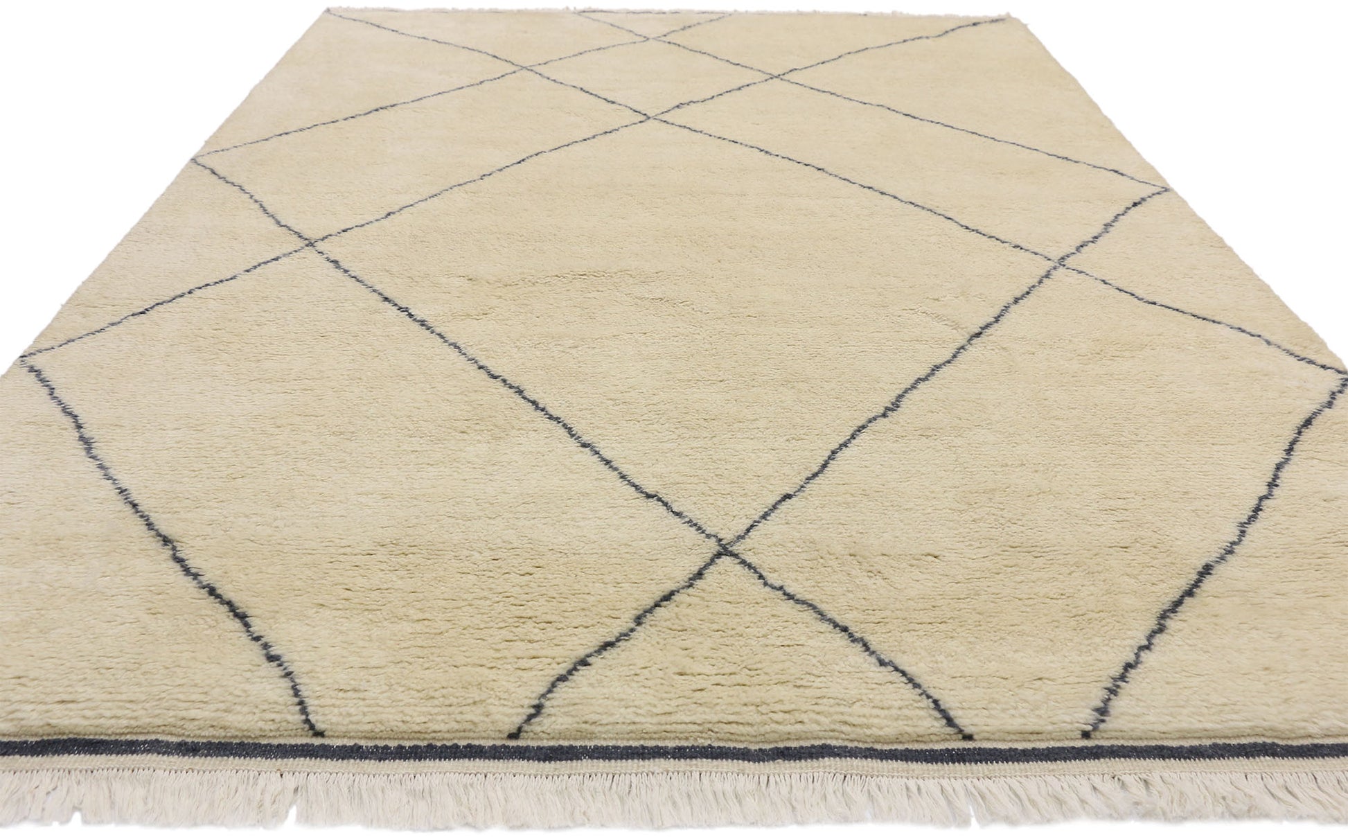 6 x 9 Organic Modern Moroccan Rug 30484