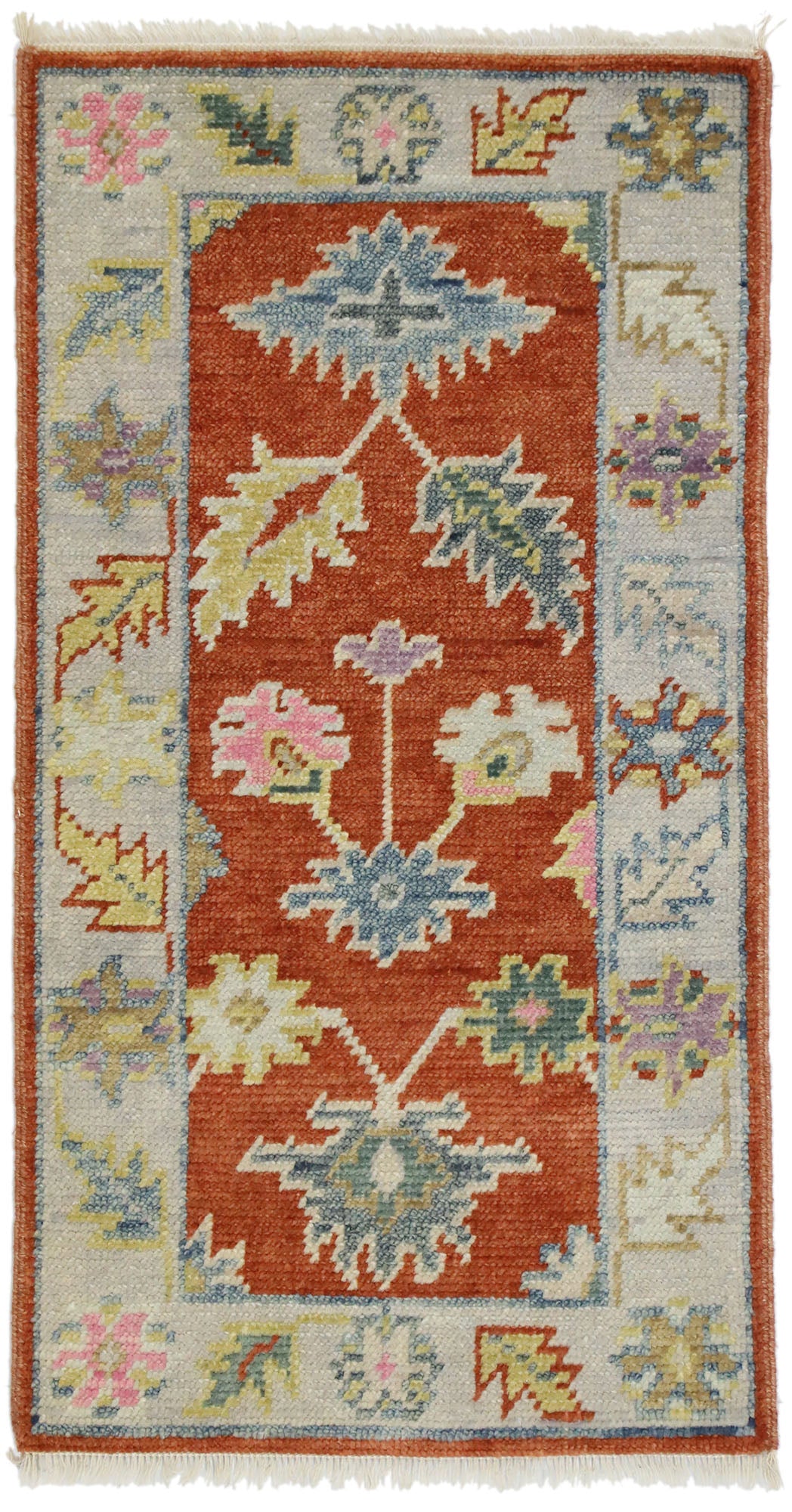 2 x 4 Colorful Oushak Rug 30493
