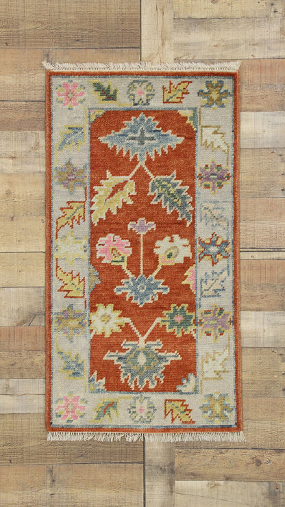 2 x 4 Colorful Oushak Rug 30493
