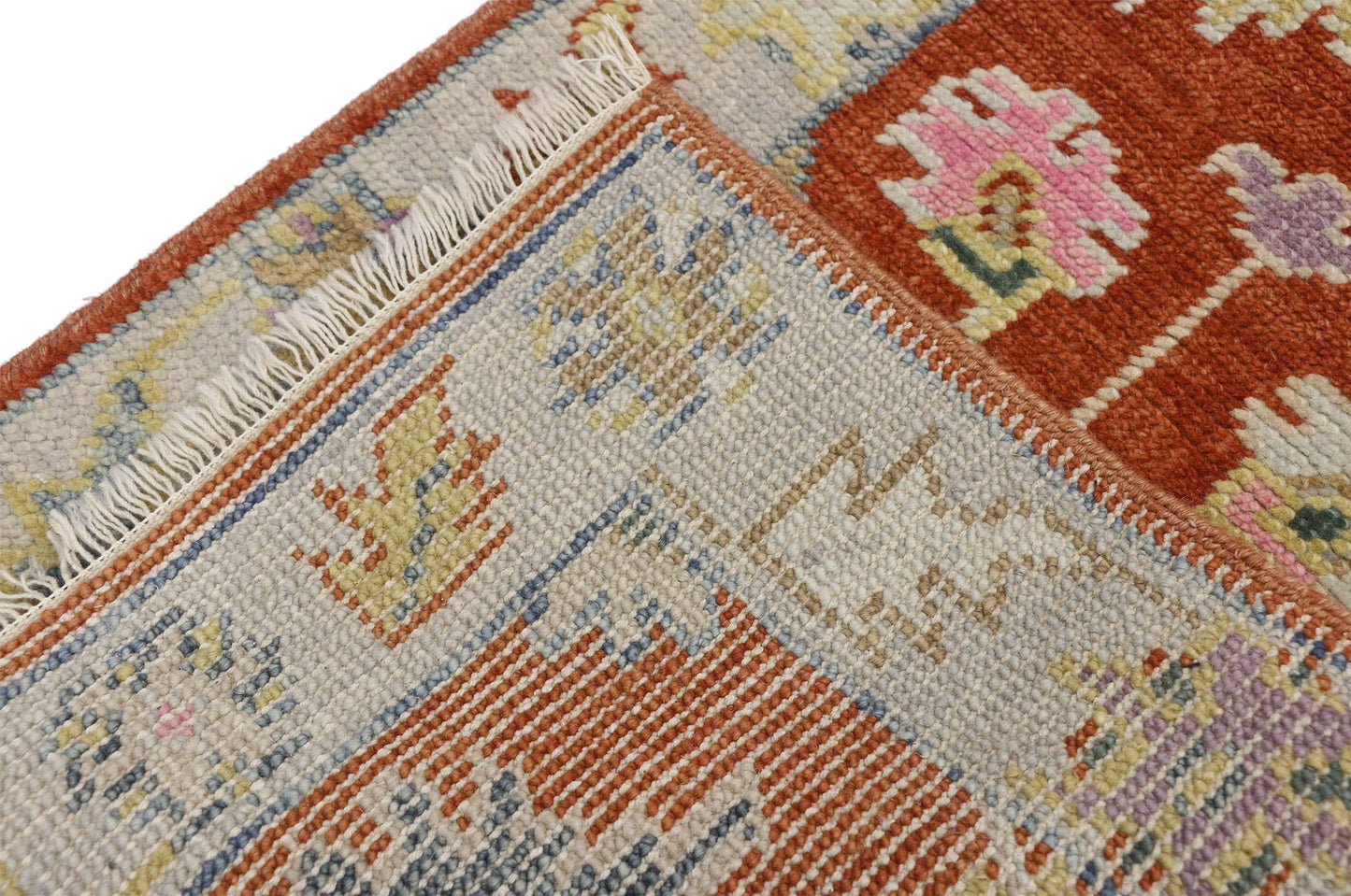 2 x 4 Colorful Oushak Rug 30493