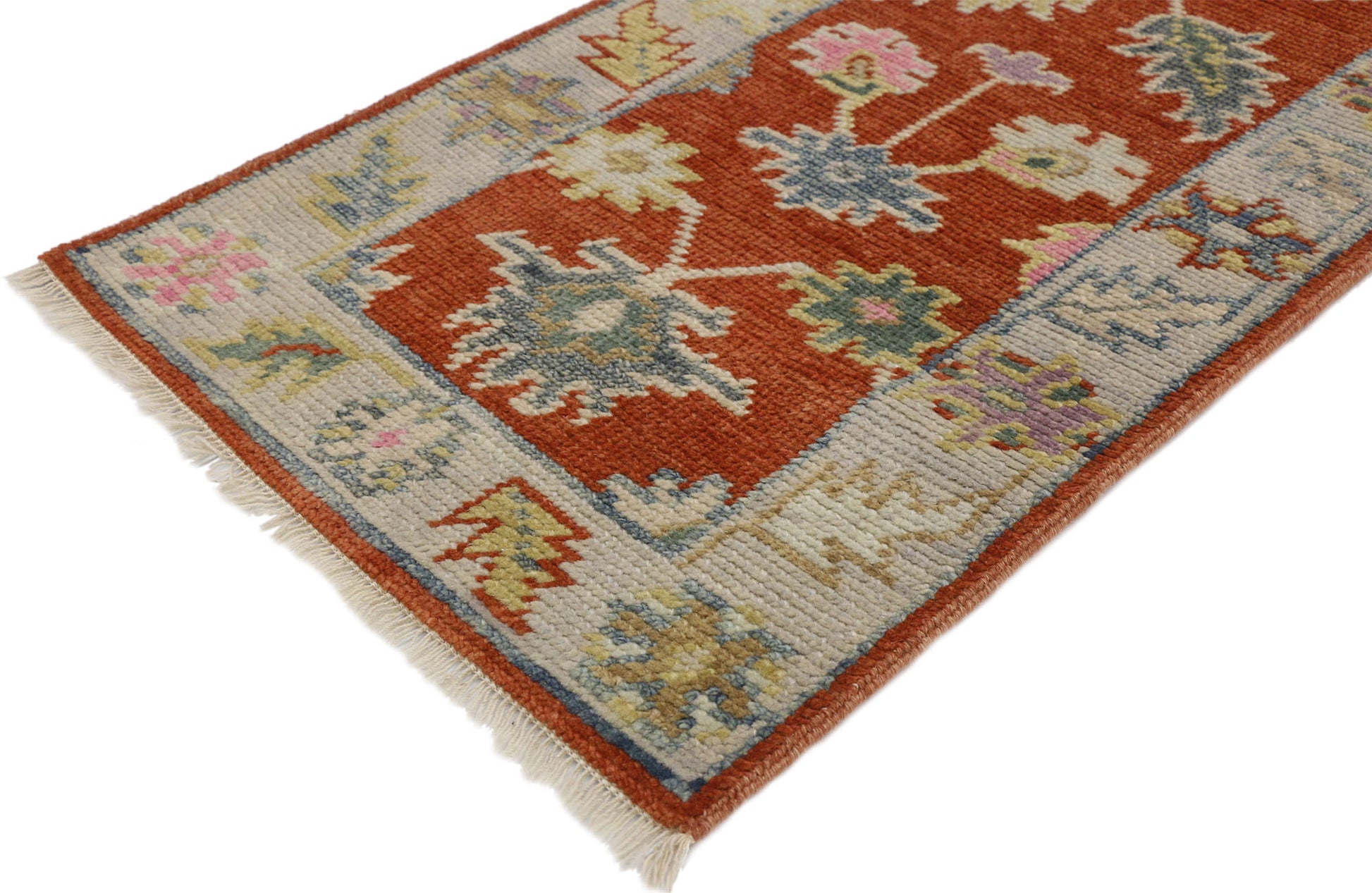 2 x 4 Colorful Oushak Rug 30493