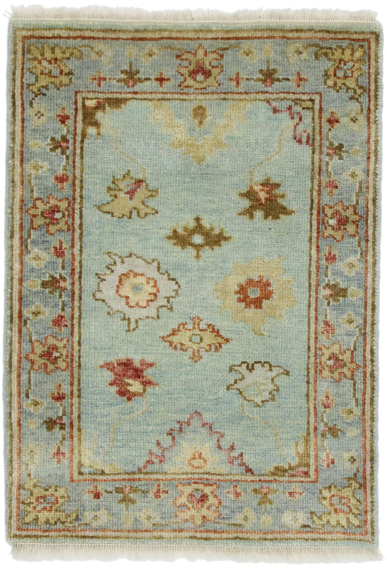 2 x 3 Colorful Oushak Rug 30495
