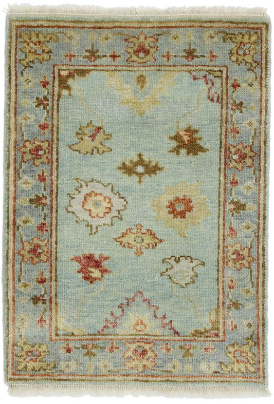 2 x 3 Colorful Oushak Rug 30495
