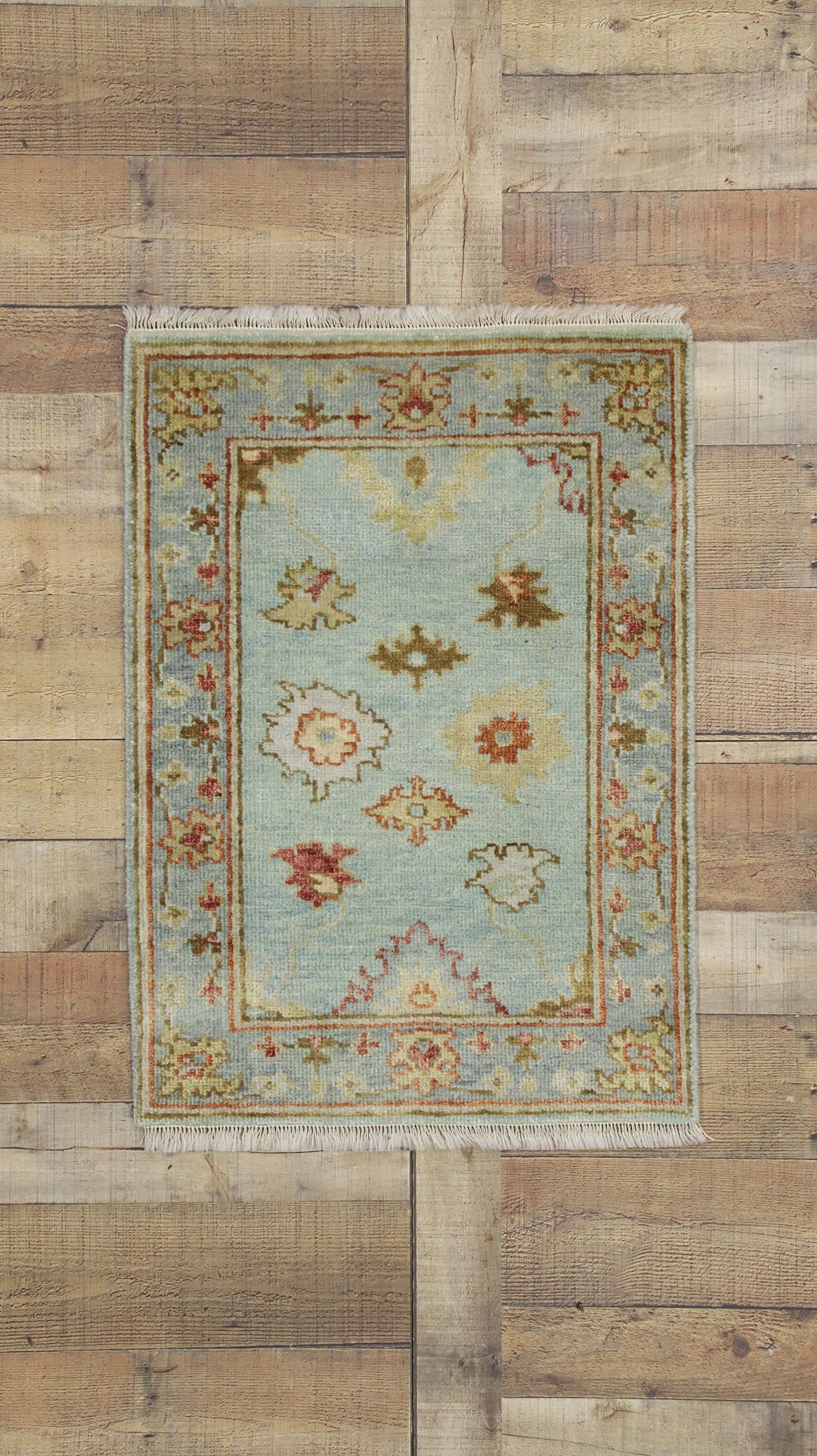 2 x 3 Colorful Oushak Rug 30495