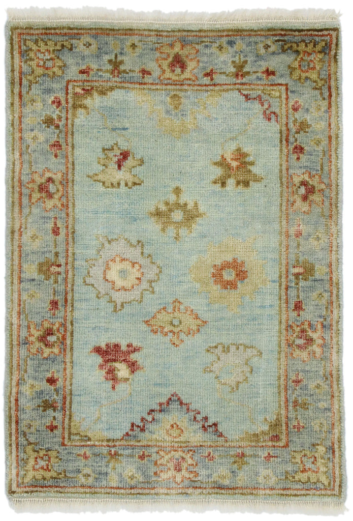 2 x 3 Colorful Oushak Rug 30496