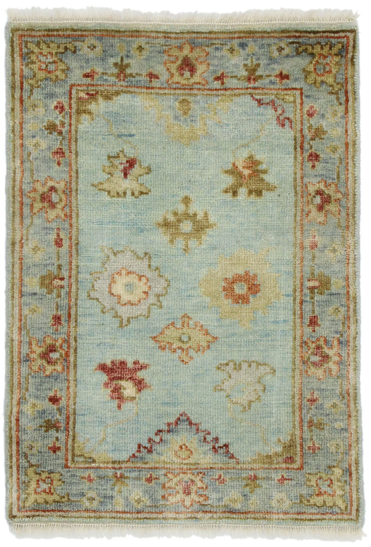 2 x 3 Colorful Oushak Rug 30496