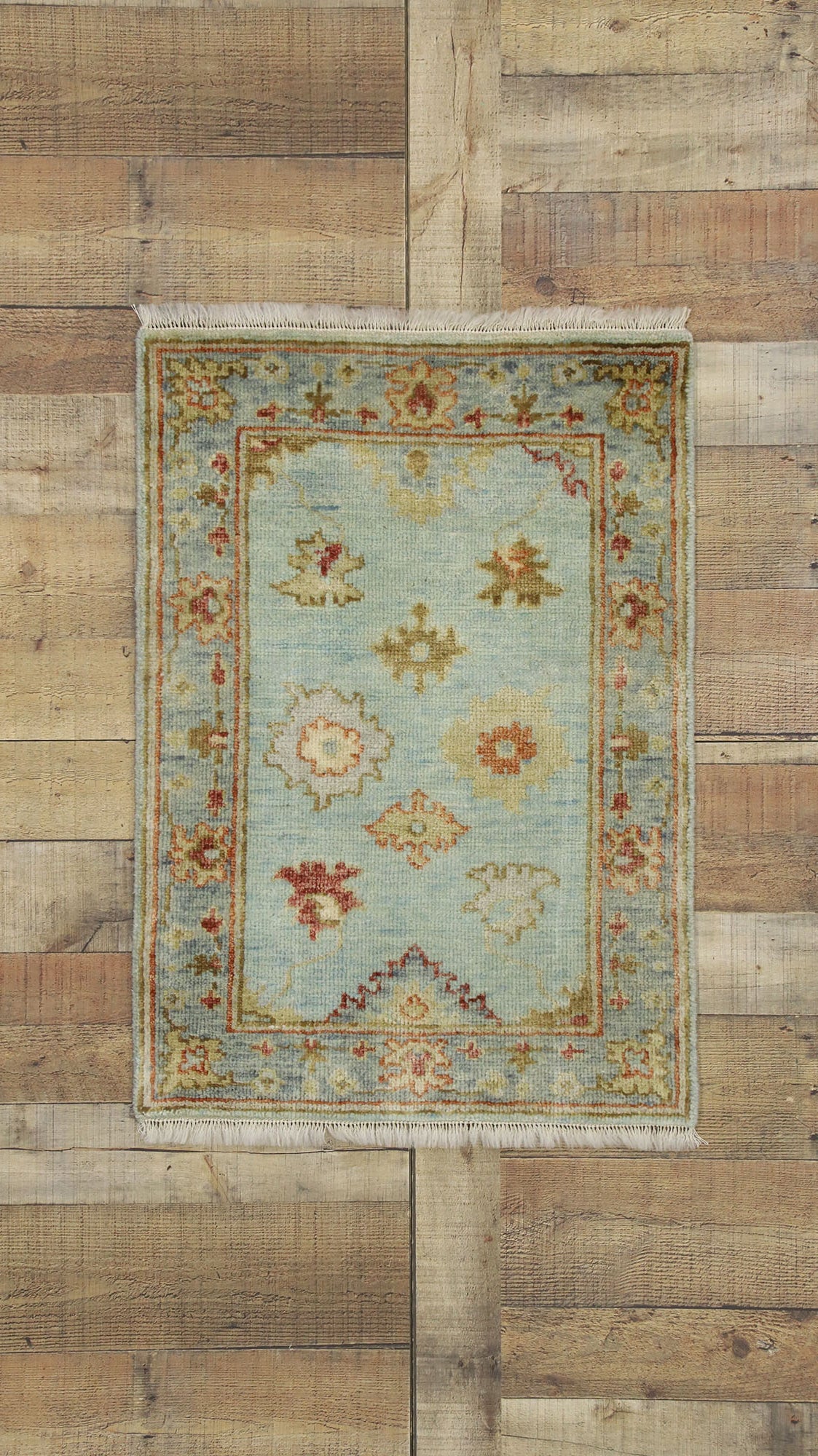 2 x 3 Colorful Oushak Rug 30496
