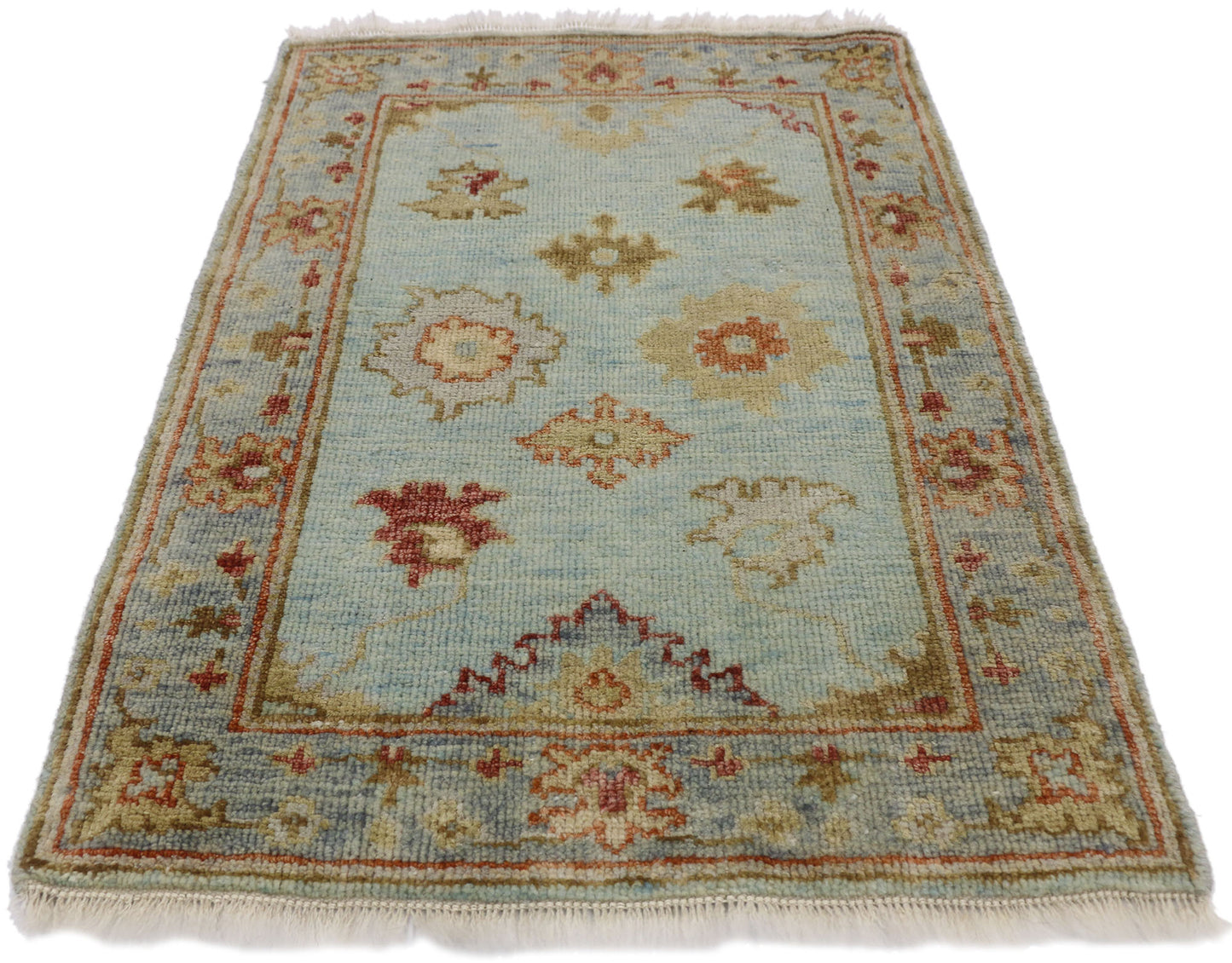 2 x 3 Colorful Oushak Rug 30496