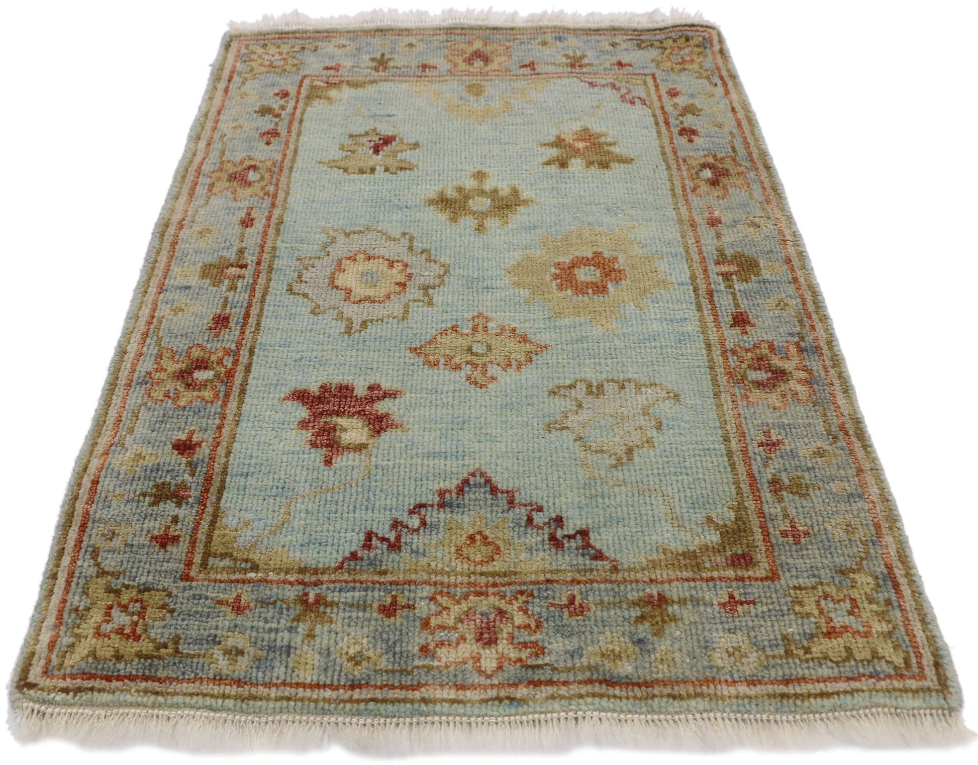 2 x 3 Colorful Oushak Rug 30496