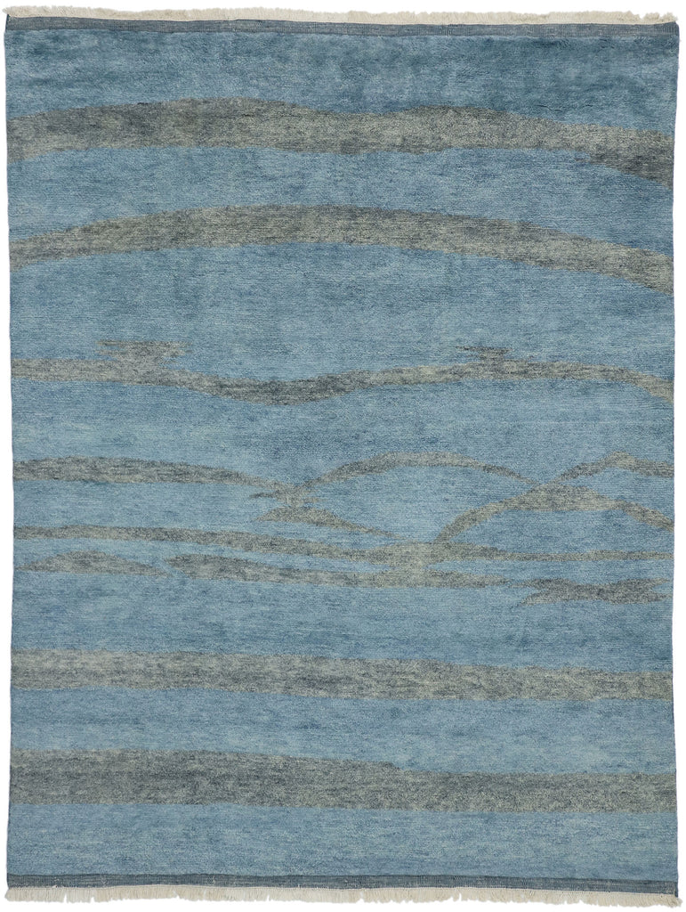 9 x 10 Abstract Moroccan Rug 30499