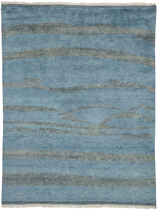 9 x 10 Abstract Moroccan Rug 30499