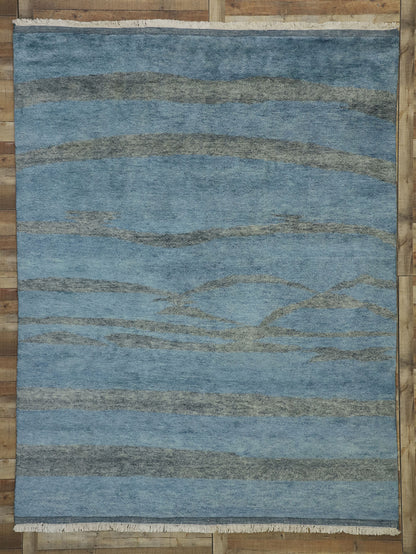 9 x 10 Abstract Moroccan Rug 30499