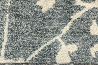 6 x 9 Modern Gray Moroccan Rug 30501