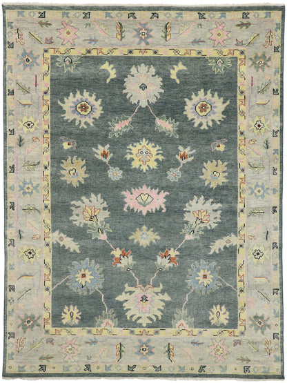 9 x 12 Colorful Oushak Rug 30503