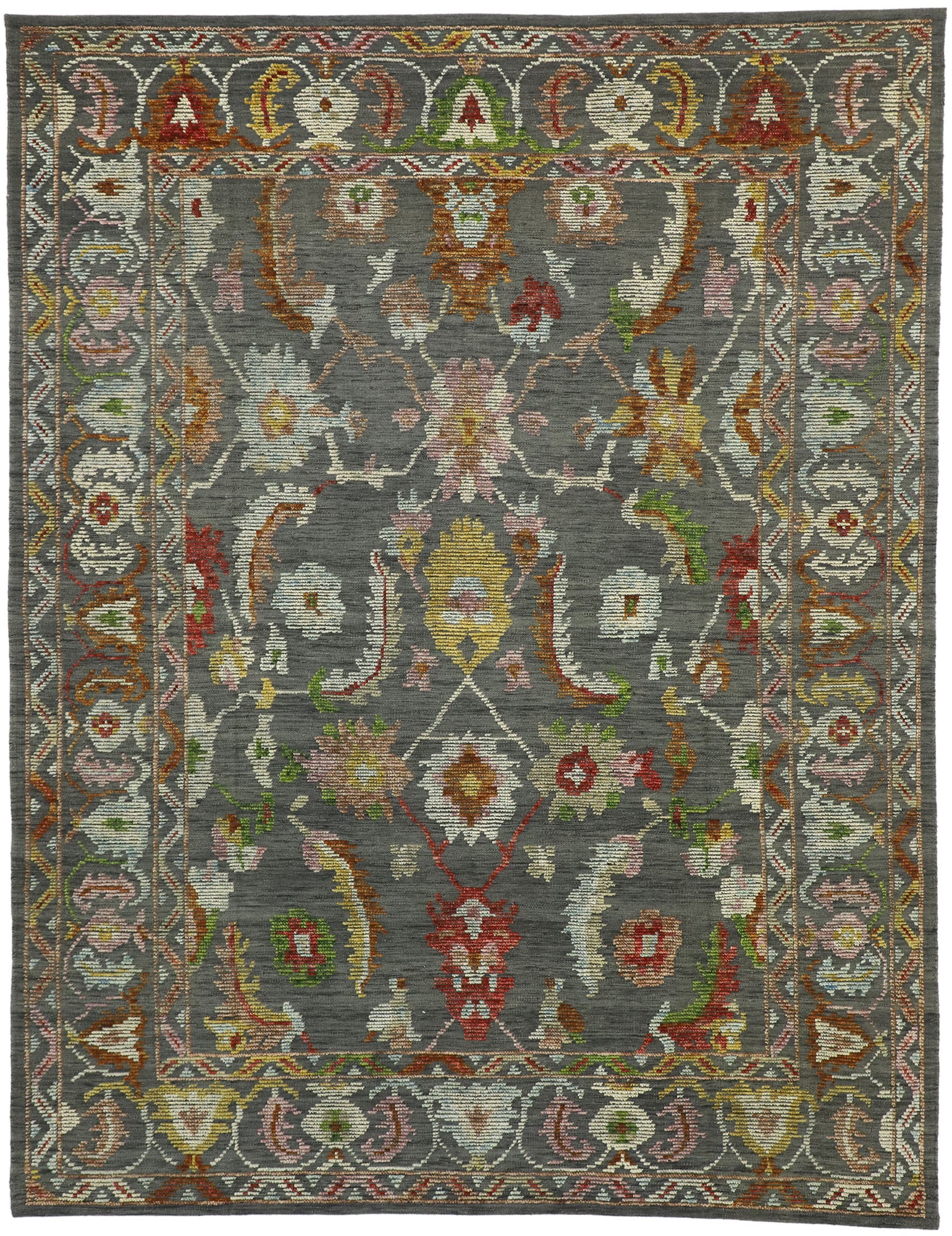 10 x 12 Contemporary Oushak Souf Rug 30515