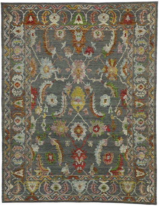 10 x 12 Contemporary Oushak Souf Rug 30515