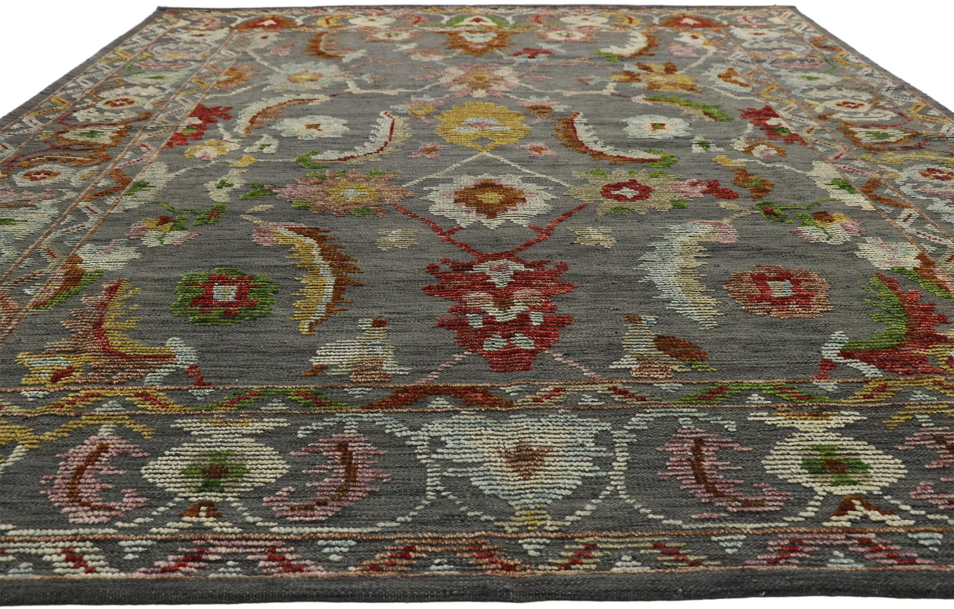 10 x 12 Contemporary Oushak Souf Rug 30515