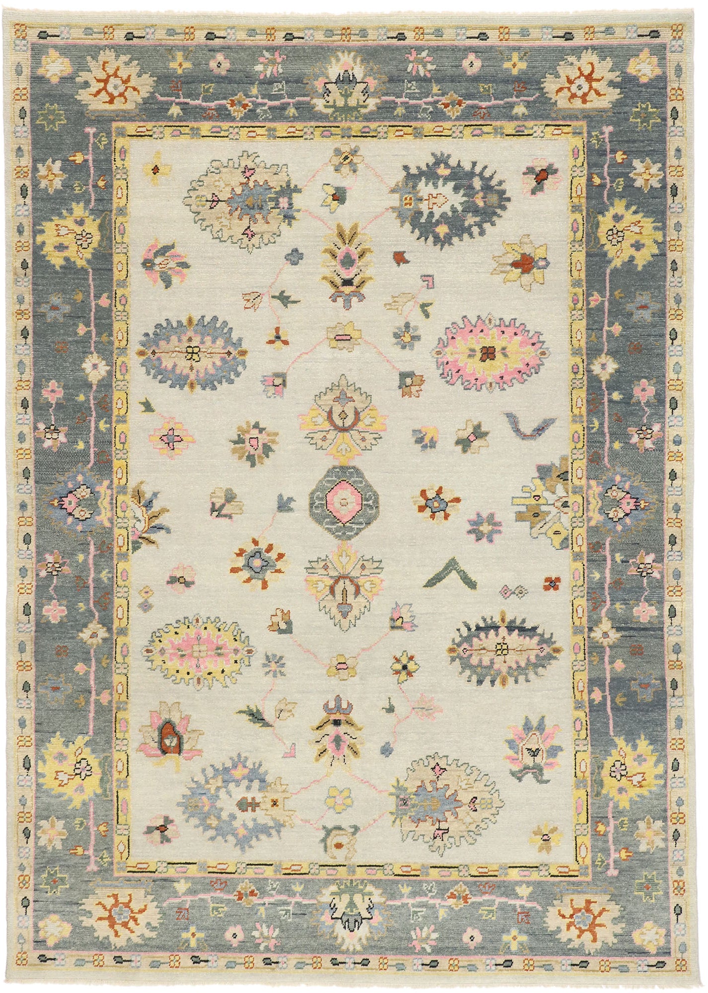 9 x 13 Oushak Rug 77389