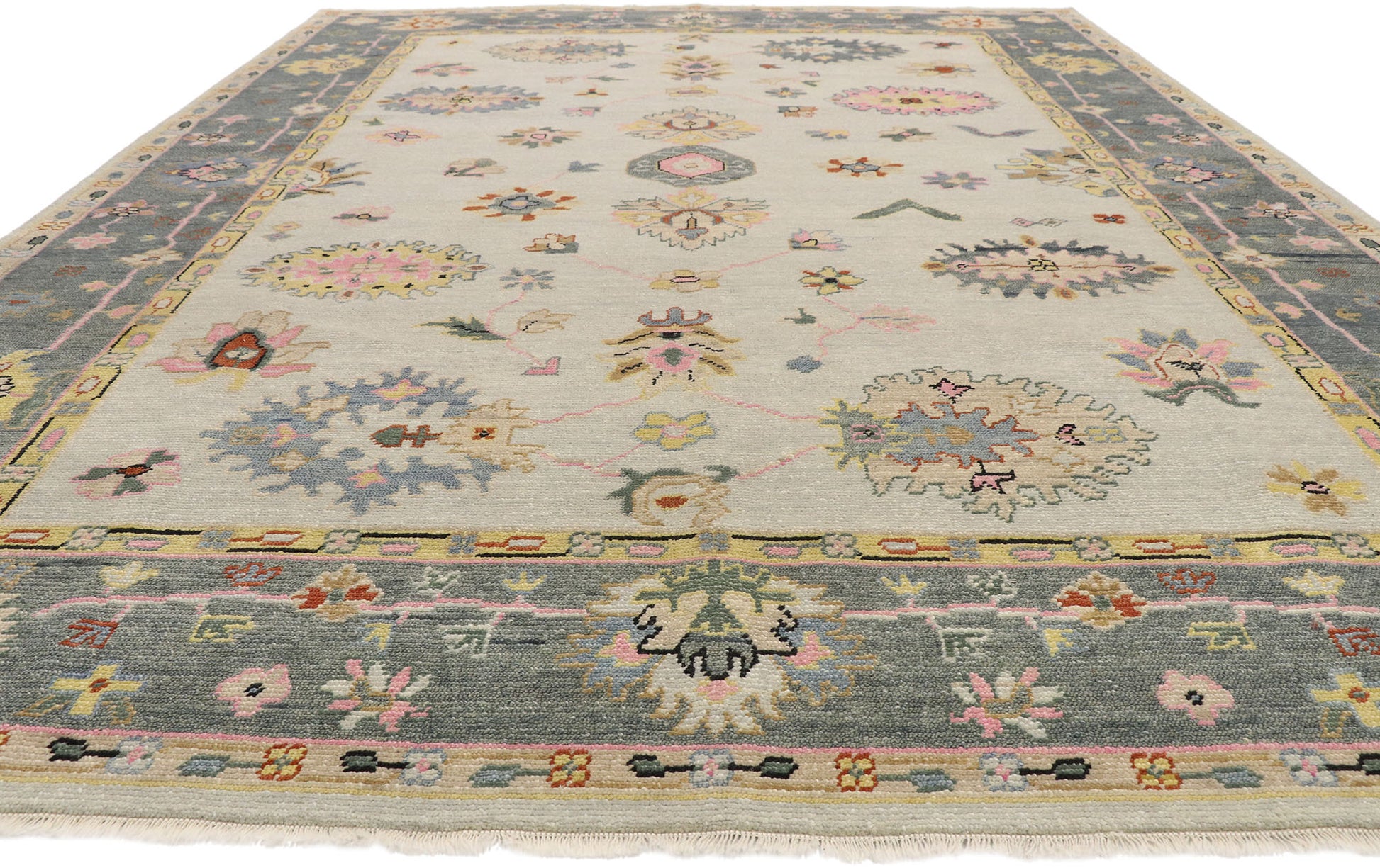 9 x 13 Oushak Rug 77389