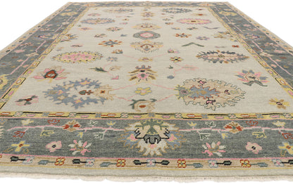 9 x 13 Oushak Rug 77389