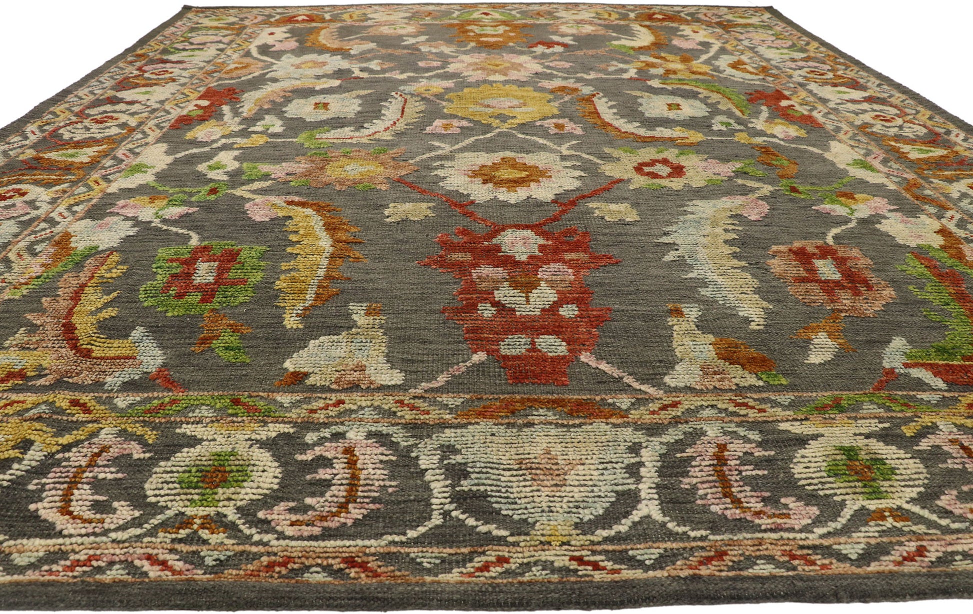 11 x 13 Oushak High-Low Rug 30518