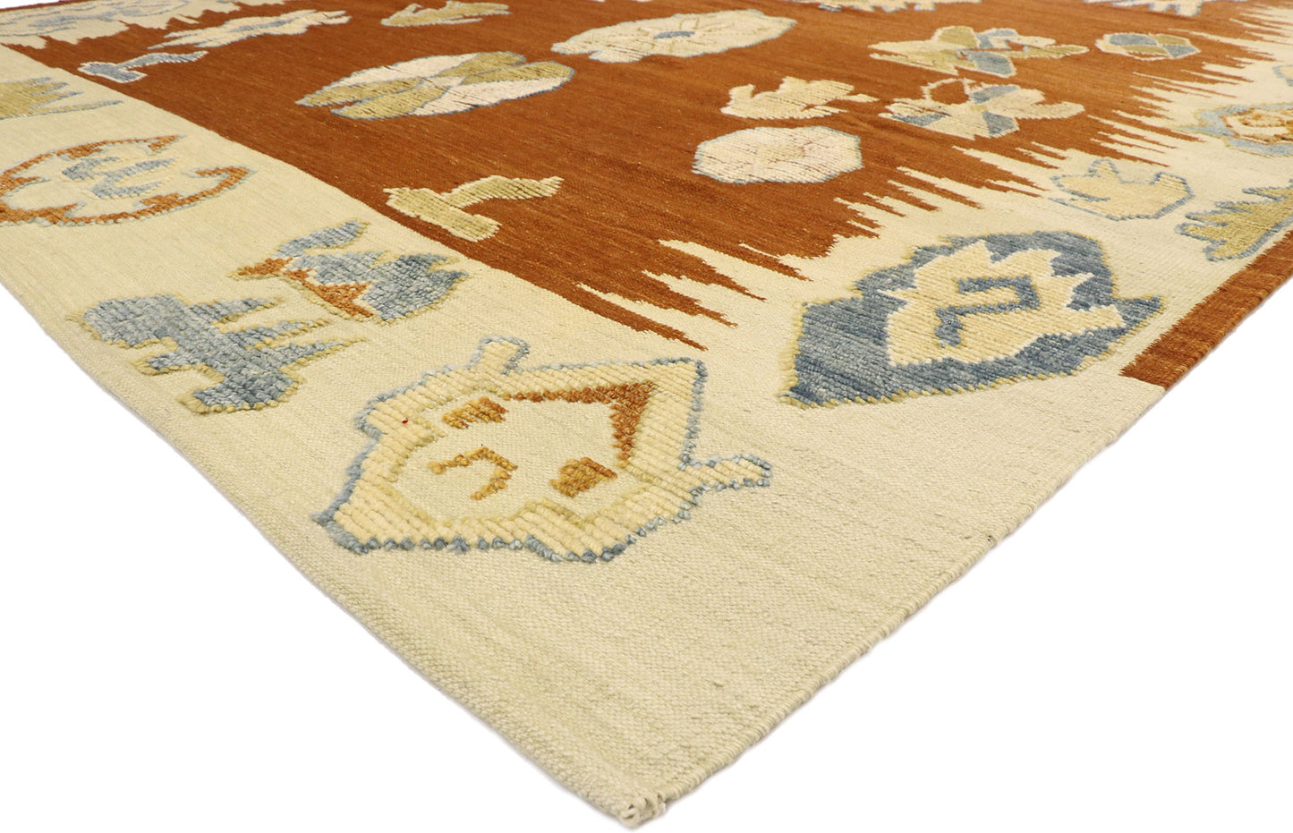10 x 13 Contemporary Oushak Souf Rug 30519
