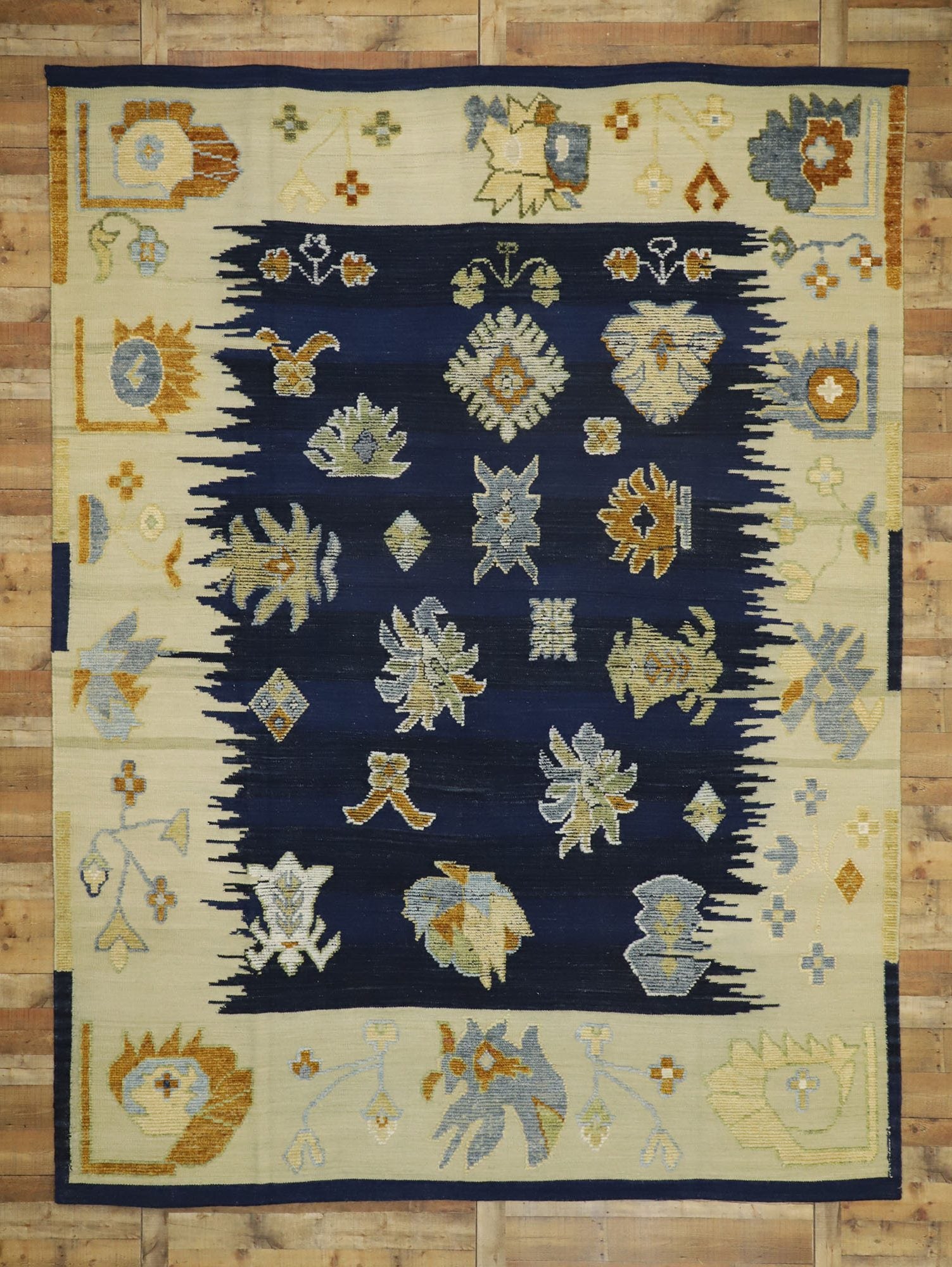 10 x 13 Oushak High-Low Rug 30520