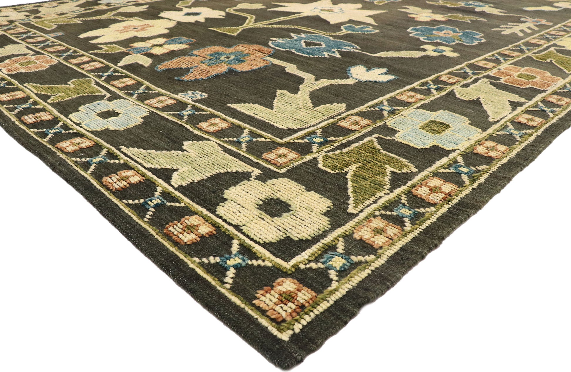10 x 14 Contemporary Oushak Souf Rug 30522