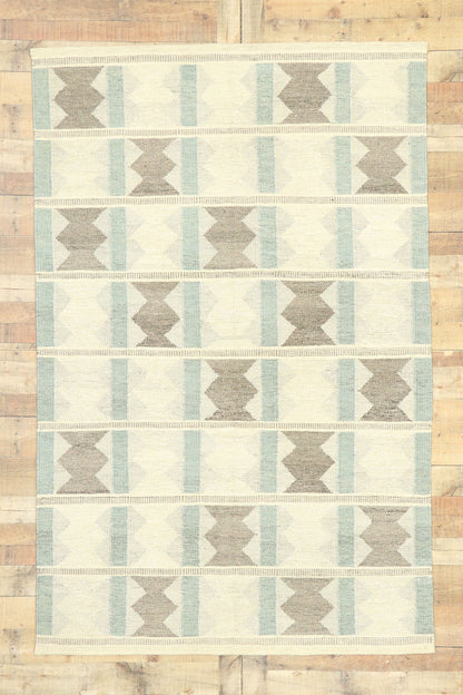 5 x 8 Contemporary Swedish Inspired Kilim Rug 30526