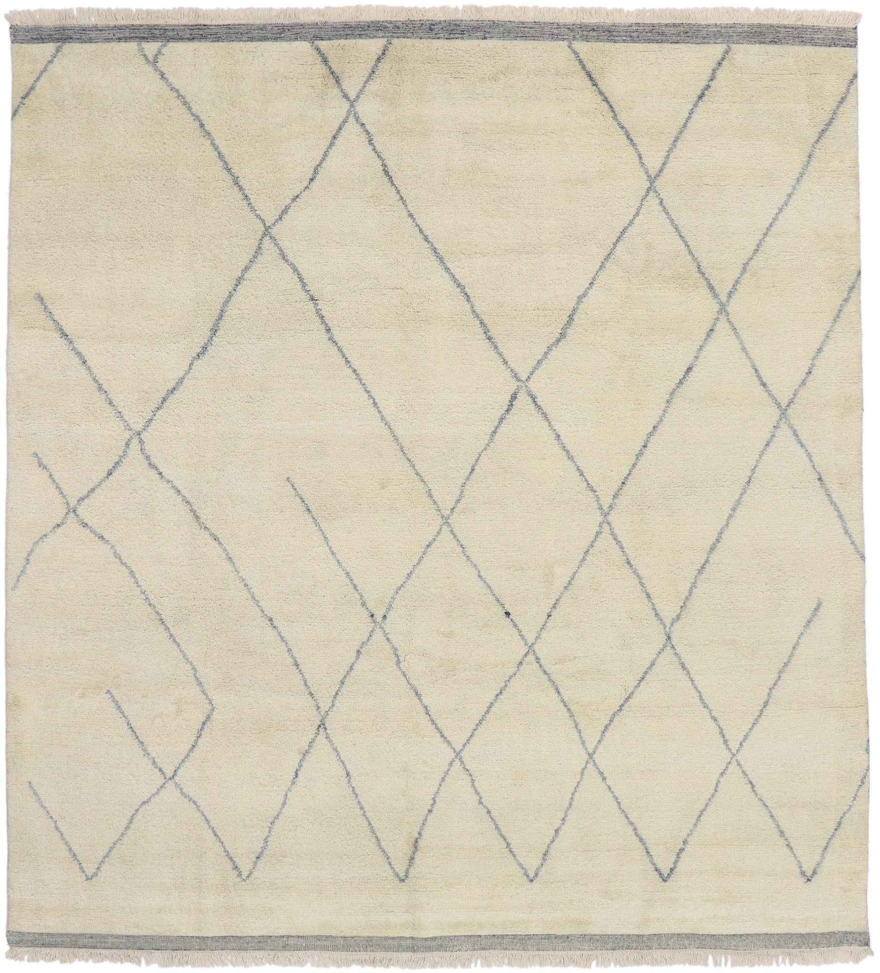 9 x 10 Modern Moroccan Rug 30530