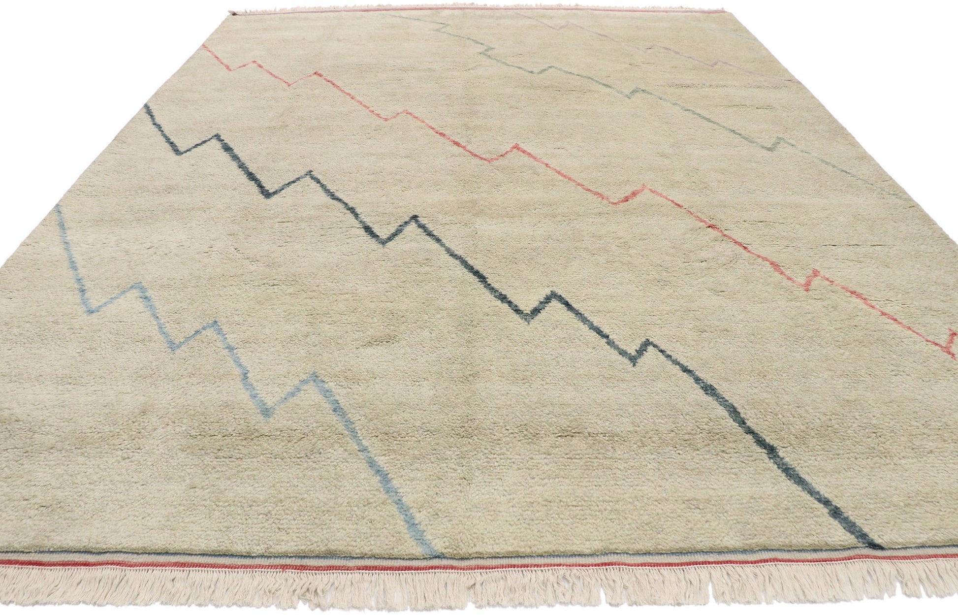 8 x 10 Modern Moroccan Rug 30534