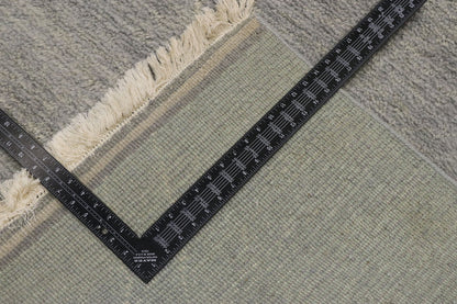 9 x 13 Modern Gray Moroccan Rug 30535