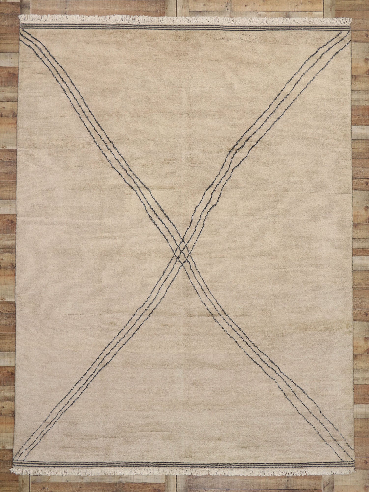 9 x 12 Contemporary Moroccan Rug 30537