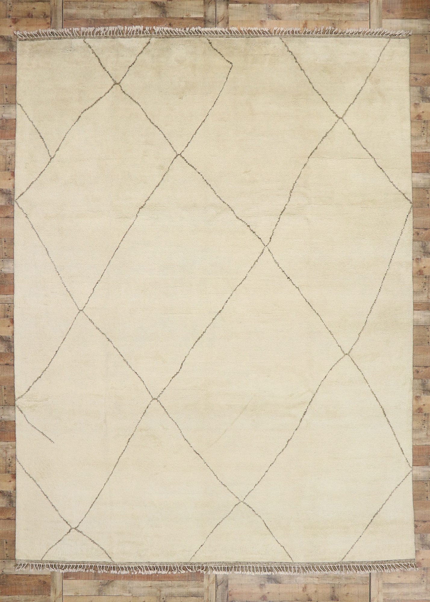 10 x 14 Neutral Moroccan Rug 30546