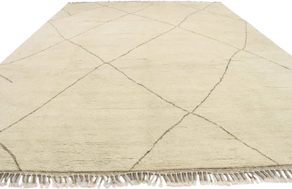 10 x 14 Neutral Moroccan Rug 30546