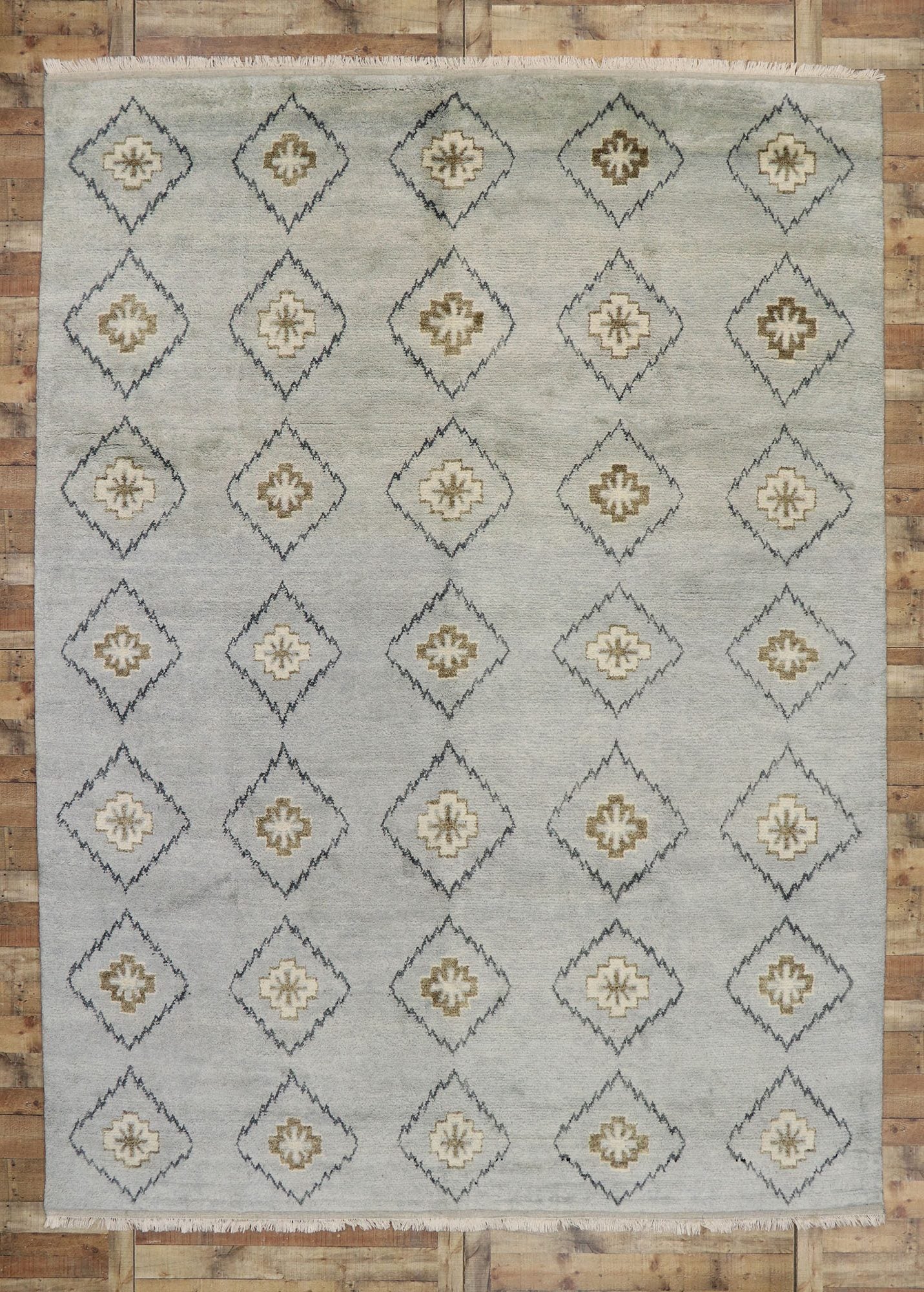 10 x 14 Contemporary Moroccan Rug 30554