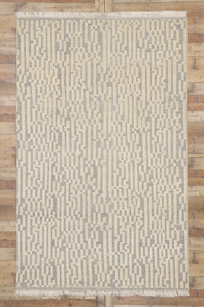 6 x 9 Contemporary Moroccan Kilim Souf Rug 30560