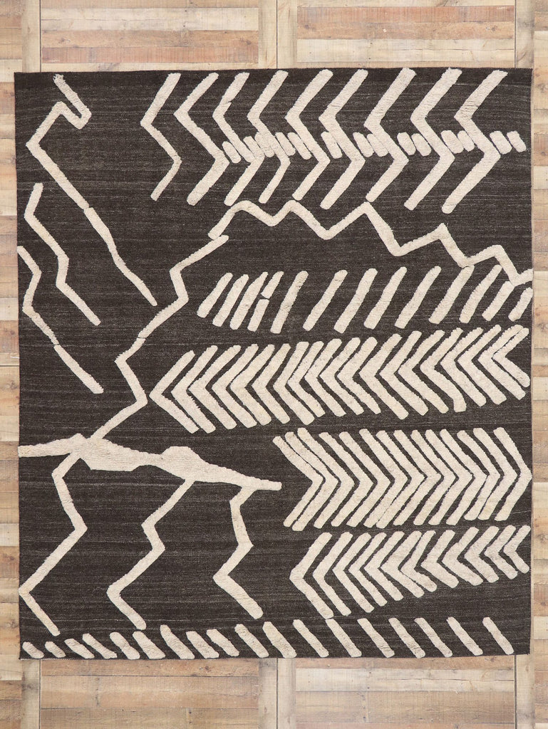 9 x 10 Contemporary Moroccan Souf Rug 30563