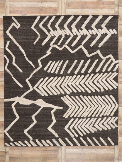 9 x 10 Contemporary Moroccan Souf Rug 30563