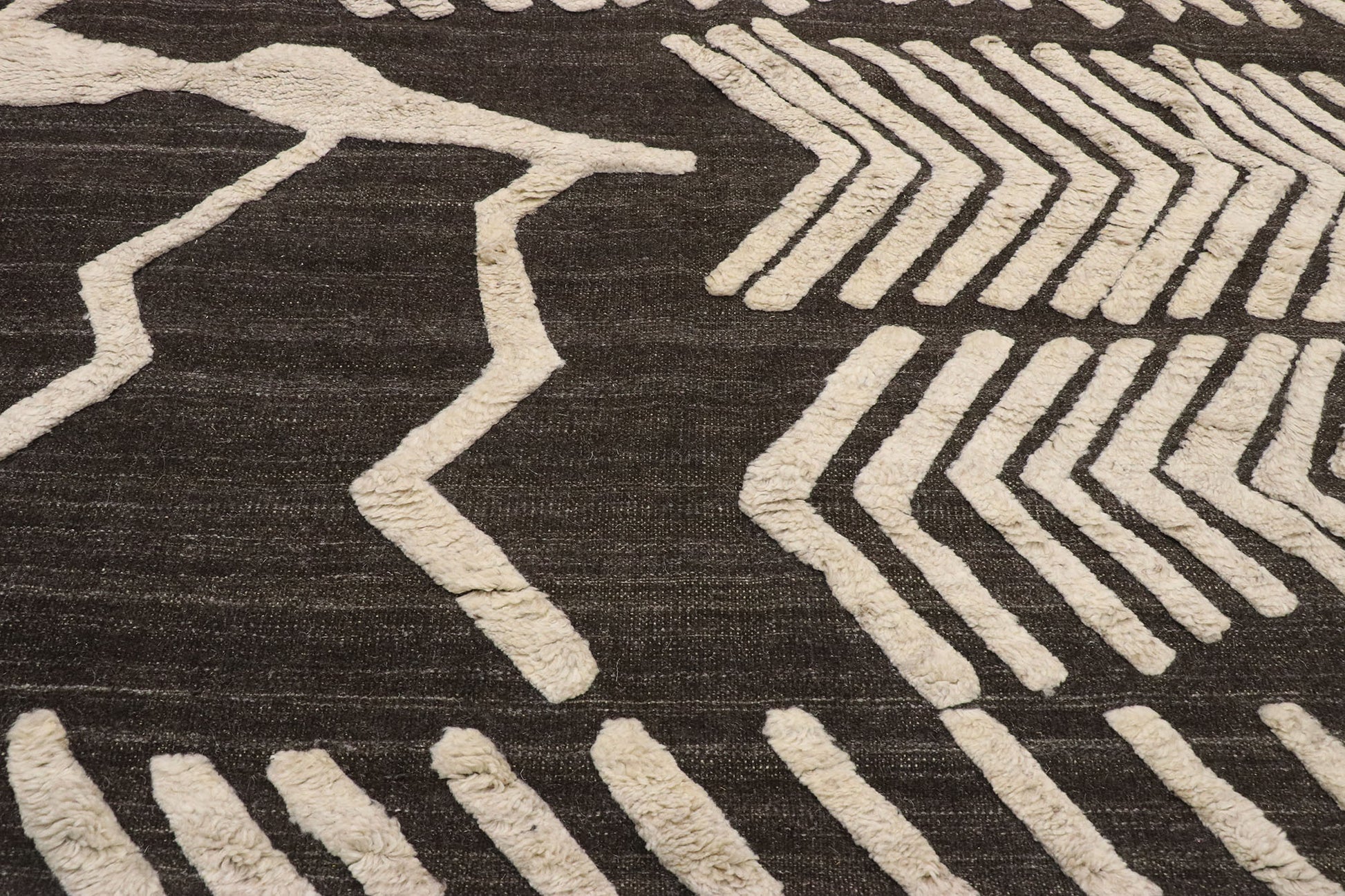 9 x 10 Contemporary Moroccan Souf Rug 30563