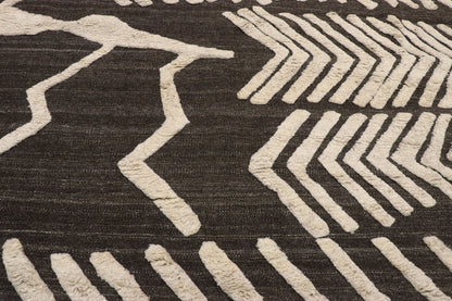 9 x 10 Contemporary Moroccan Souf Rug 30563