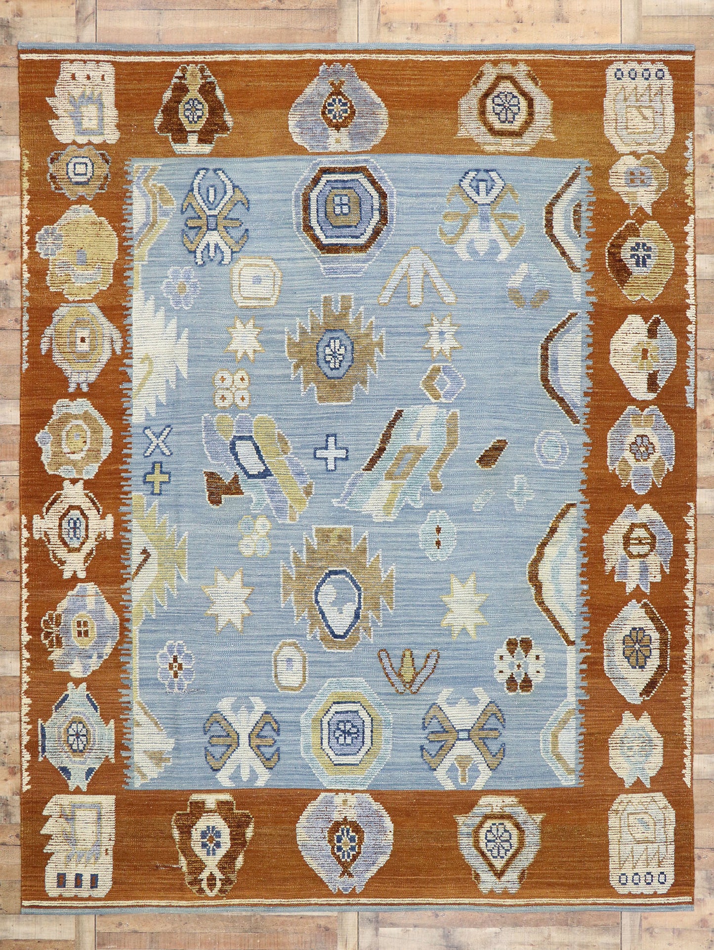 10 x 13 Contemporary Indian Kilim Souf Rug 30565