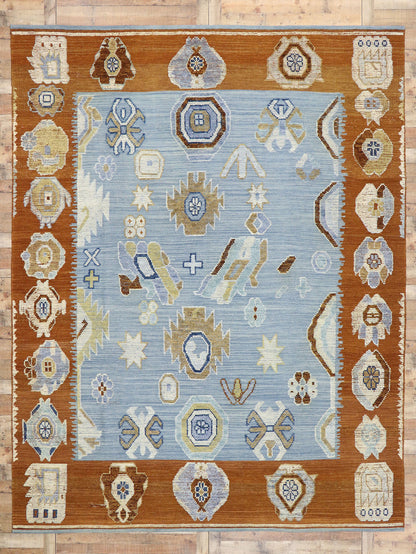 10 x 13 Contemporary Indian Kilim Souf Rug 30565