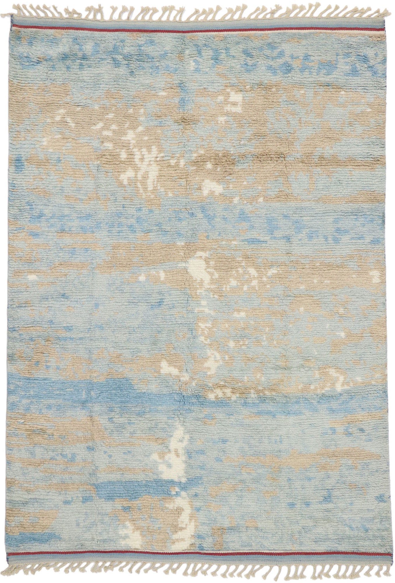 6 x 8 Modern Moroccan Rug 30573