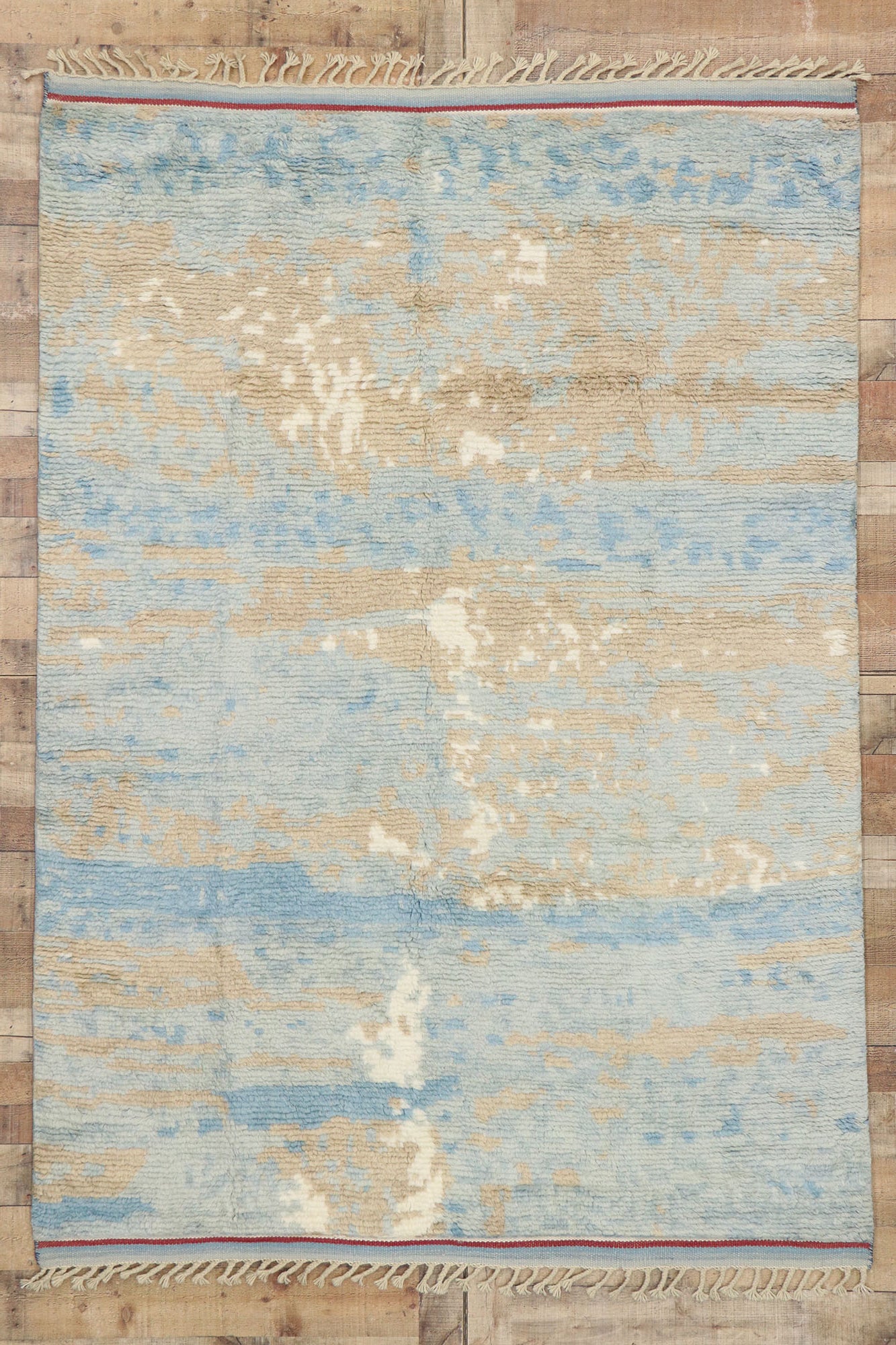 6 x 8 Modern Moroccan Rug 30573