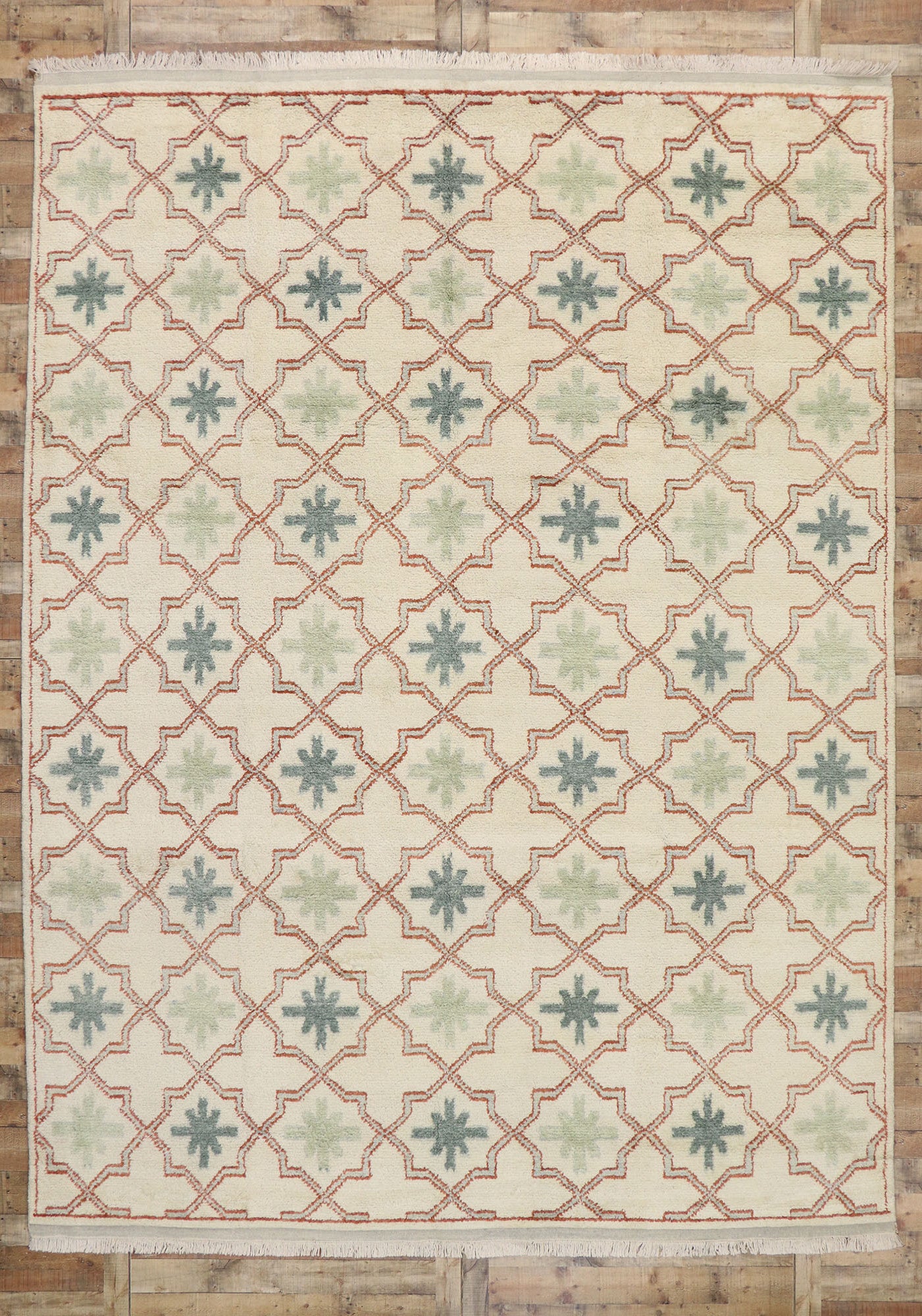 10 x 14 Modern Moroccan Rug 30576