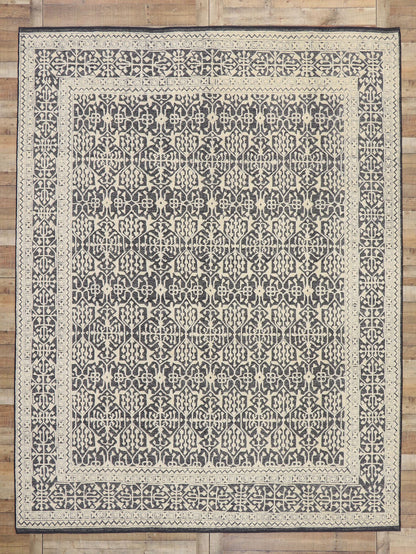 9 x 12 Contemporary Moroccan Souf Rug 30578