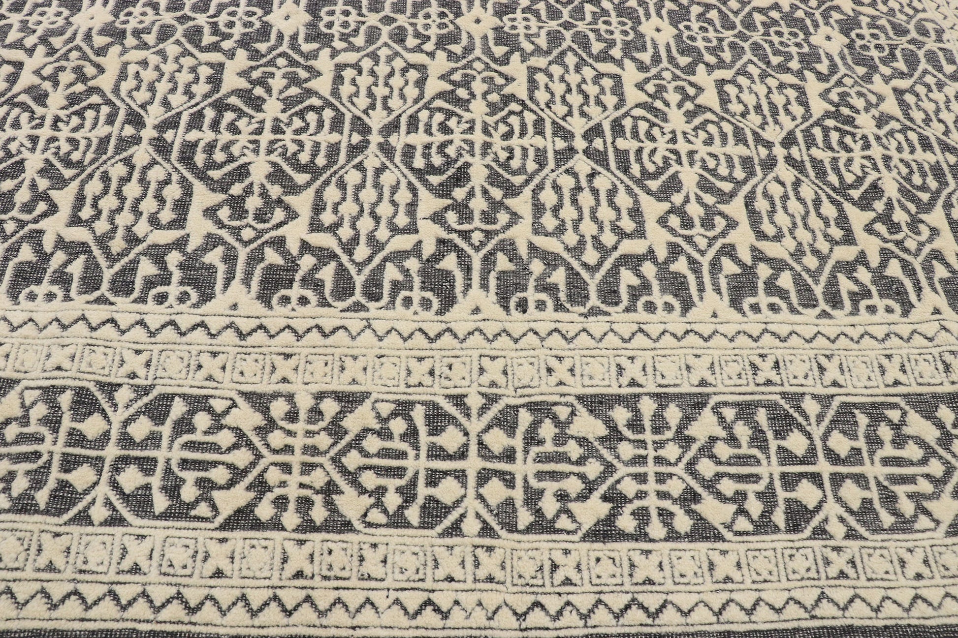 9 x 12 Contemporary Moroccan Souf Rug 30578