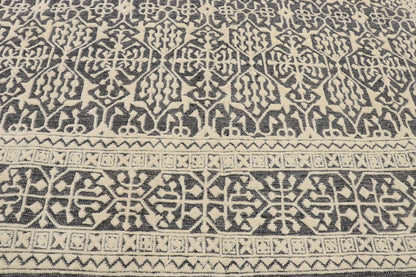 9 x 12 Contemporary Moroccan Souf Rug 30578