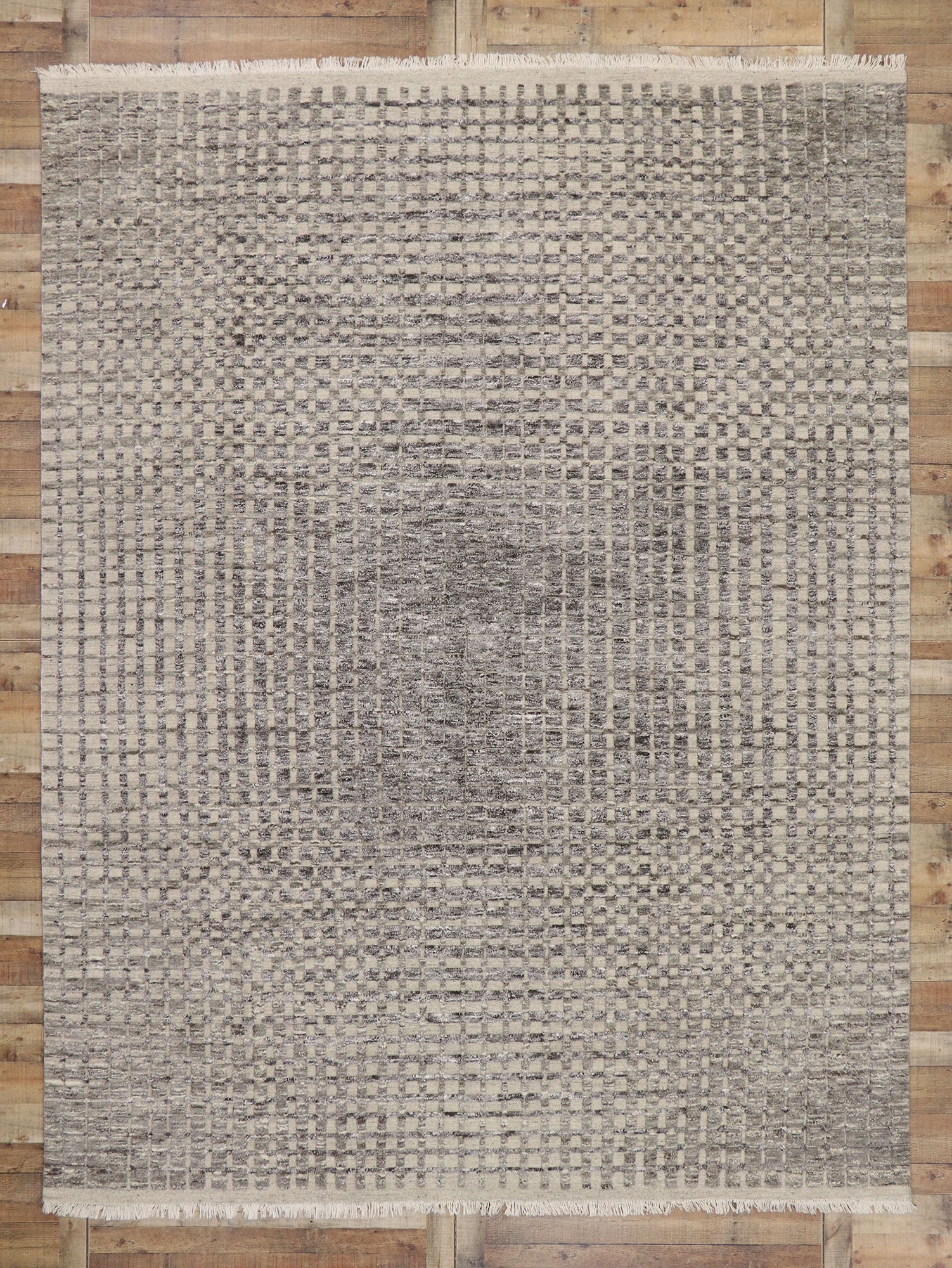 9 x 12 Contemporary Moroccan Souf Rug 30579